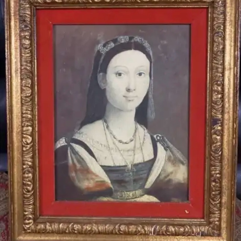 Custom Framed by Eddins Galleries, Dallas” Vintage